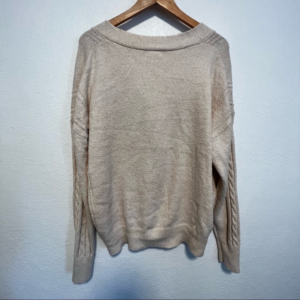 Cream button Cardigan - Picture 5 of 5